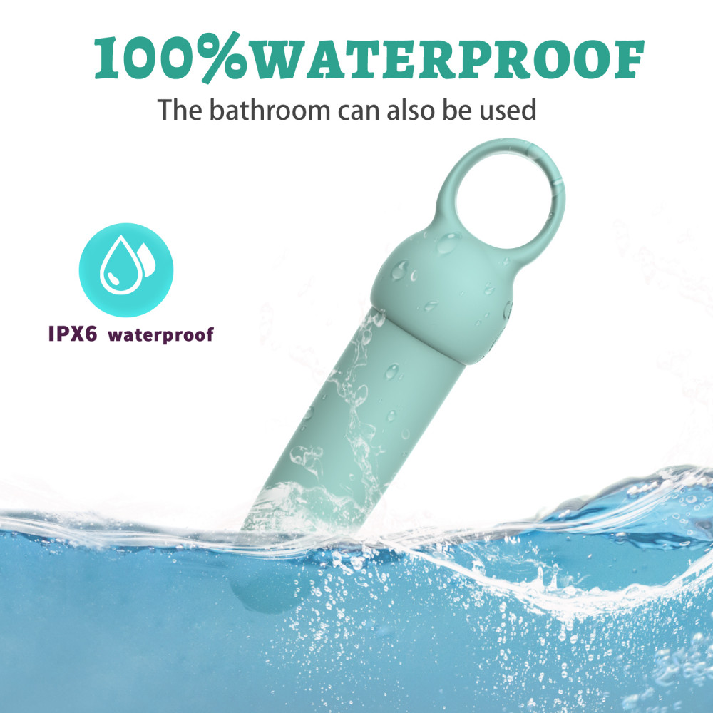 Классический вибратор - Мини-вибратор Every Night Toys Elliot светло-бирюзовый, 10 режимов вибрации 2