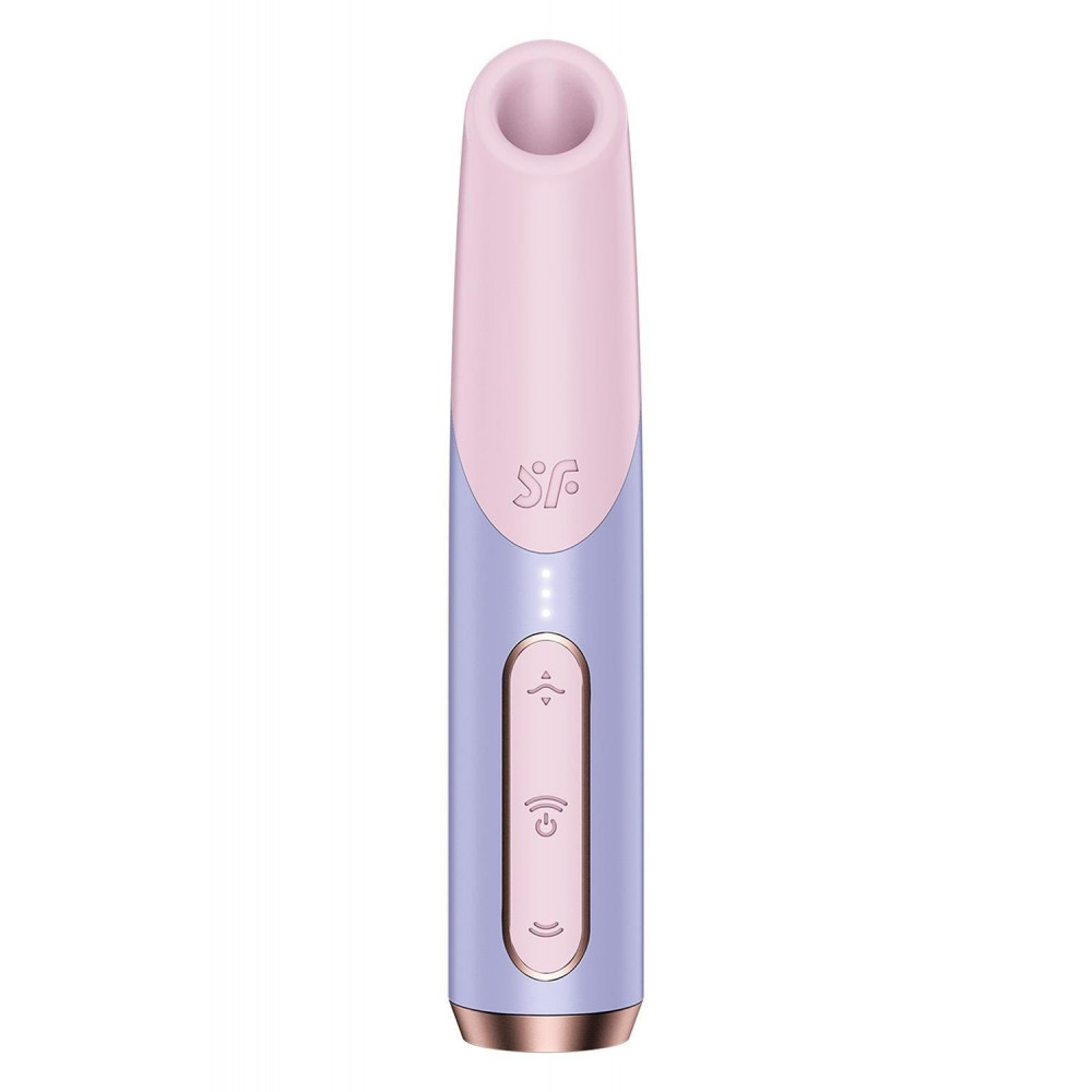 Разное - Миниатюрный вакуумный стимулятор клитора Satisfyer Bold Kiss розово-сиреневый