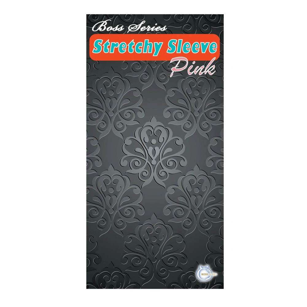 Різне - Насадка стимулююча BOSS Stretchy Sleeve Pink, BS6700012 1