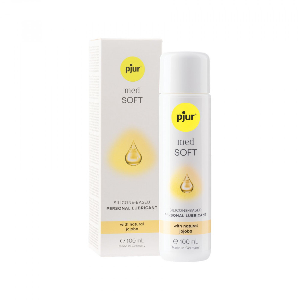 Смазки на силиконовой основе - Силиконовая смазка pjur med Soft 100 мл с маслом жожоба для очень сухой и чувствительной кожи 14