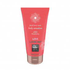 Съедобный лубрикант SHIATSU Love Клубника, 75 мл