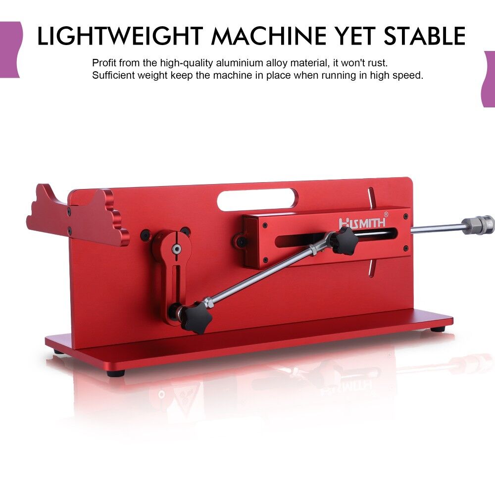 Смарт-вібратор - Смарт секс-машина Hismith Table Top 2.0 Pro APP Red, настільна версія 3
