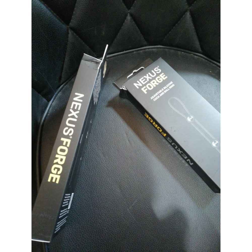 Секс игрушки - Двойное эрекционное кольцо-лассо Nexus FORGE (мятая упаковка!!!) 1