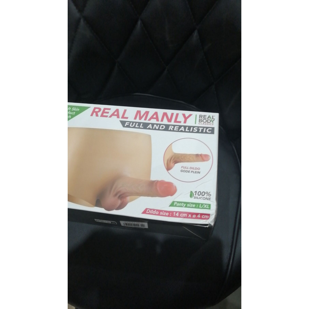 Секс игрушки - Страпон Real Body — Real Manly full and realistic L/XL (мятая упаковка!!!) 1