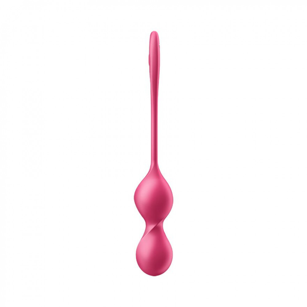 Вагинальные шарики - Вагинальные шарики с вибрацией Satisfyer Love Birds 2 Connect App Red 1