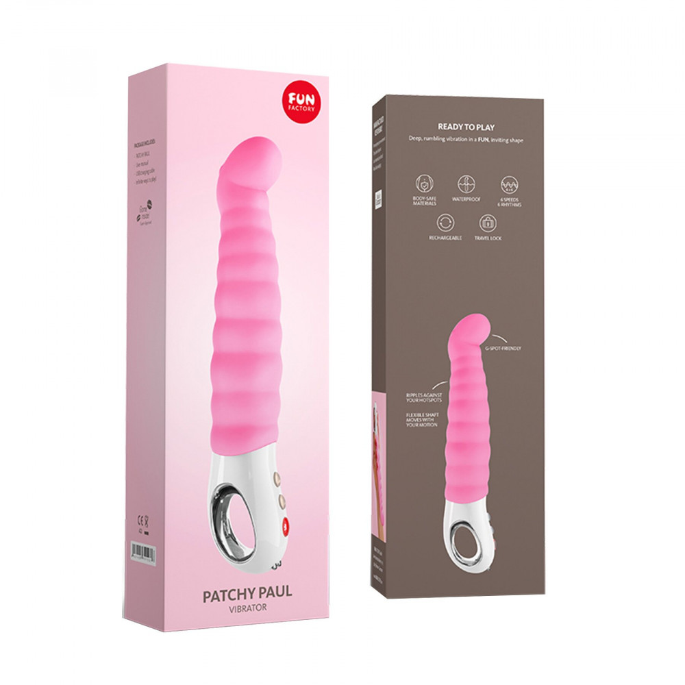 Классический вибратор - Вибратор точки G Fun Factory PATCHY PAUL candy rose, гибкий, 12 режимов 6