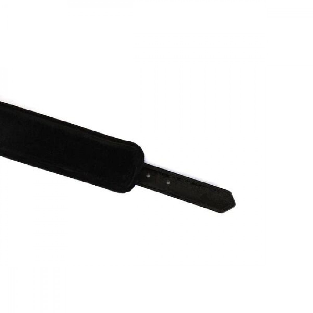 Наручники и ограничения - Наручники Liebe Seele Boudoir Amor Wrist Cuffs Black, соединительная цепочка на карабинах 6