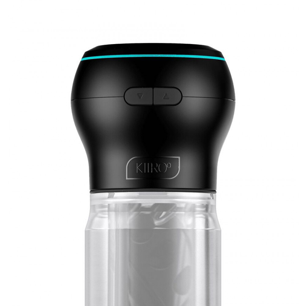 Мастурбаторы с вибрацией - Мастурбатор Kiiroo Feel Pocket Crystal с всасывающей интерактивной насадкой PowerBlow Combo Set 3