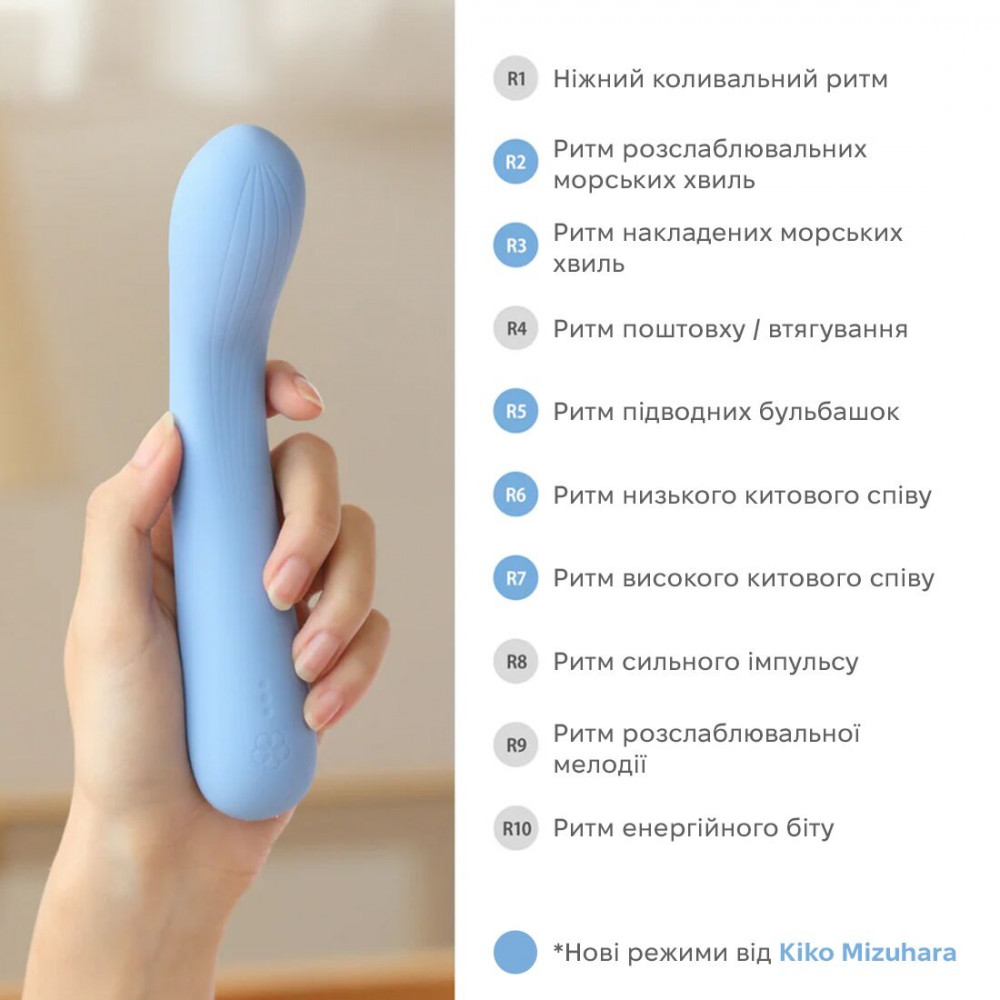 Классический вибратор - Звуковой вибратор IROHA MAI Ruri, преобразование звука в вибрацию 2