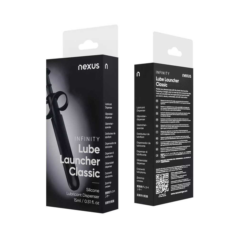 Массажеры простаты - Шприц для введения смазки Nexus Infinity Lube launcher Classic, объем 15 мл 9