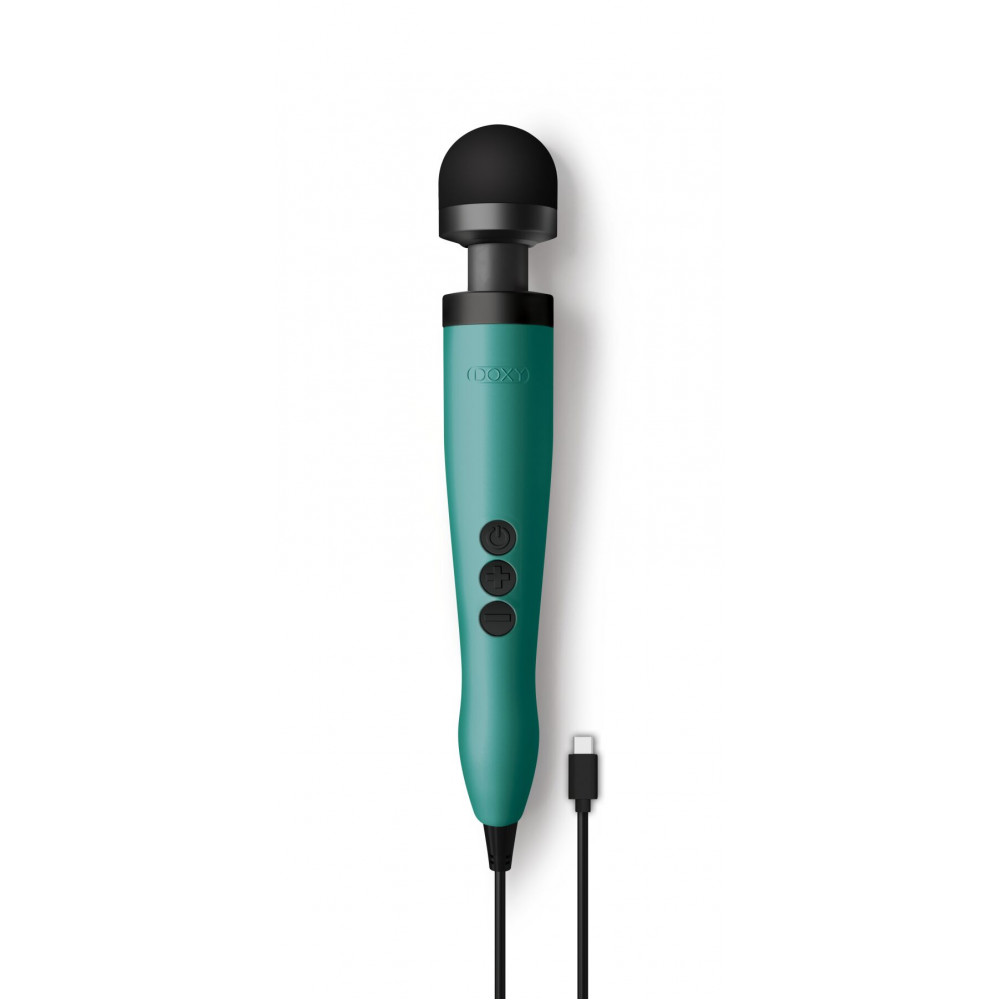 Для LGBTQ+ - Вібромасажер DOXY3 USB-C Massager TURQUOISE 3
