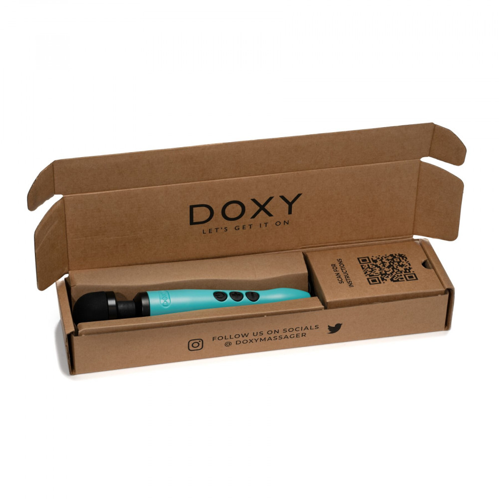 Для LGBTQ+ - Вібромасажер DOXY3 USB-C Massager TURQUOISE 5