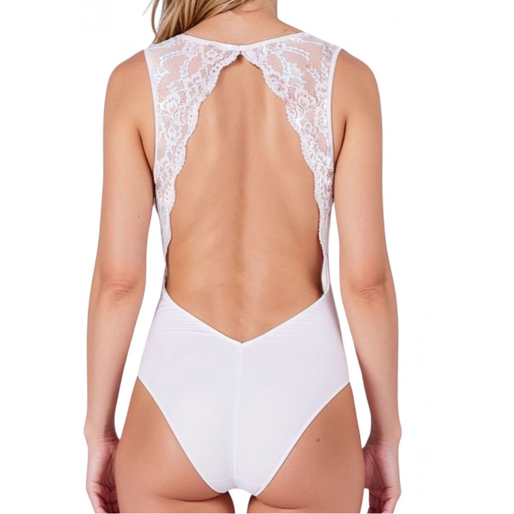 Женское эротическое белье - Боди Passion EVALIE BODY white L 1