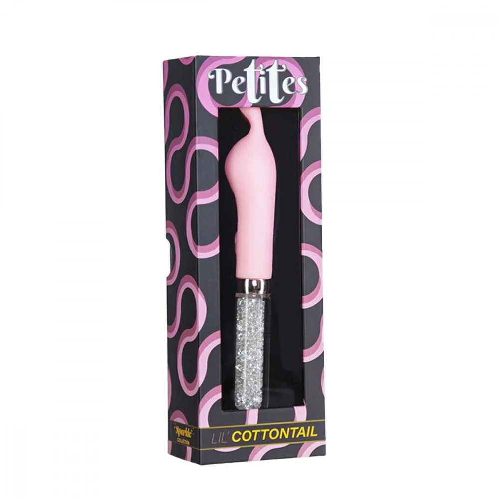 Вибропули и мини-вибраторы - Вибратор Petites Lil’ Cottontail Vibrator - Pink 5