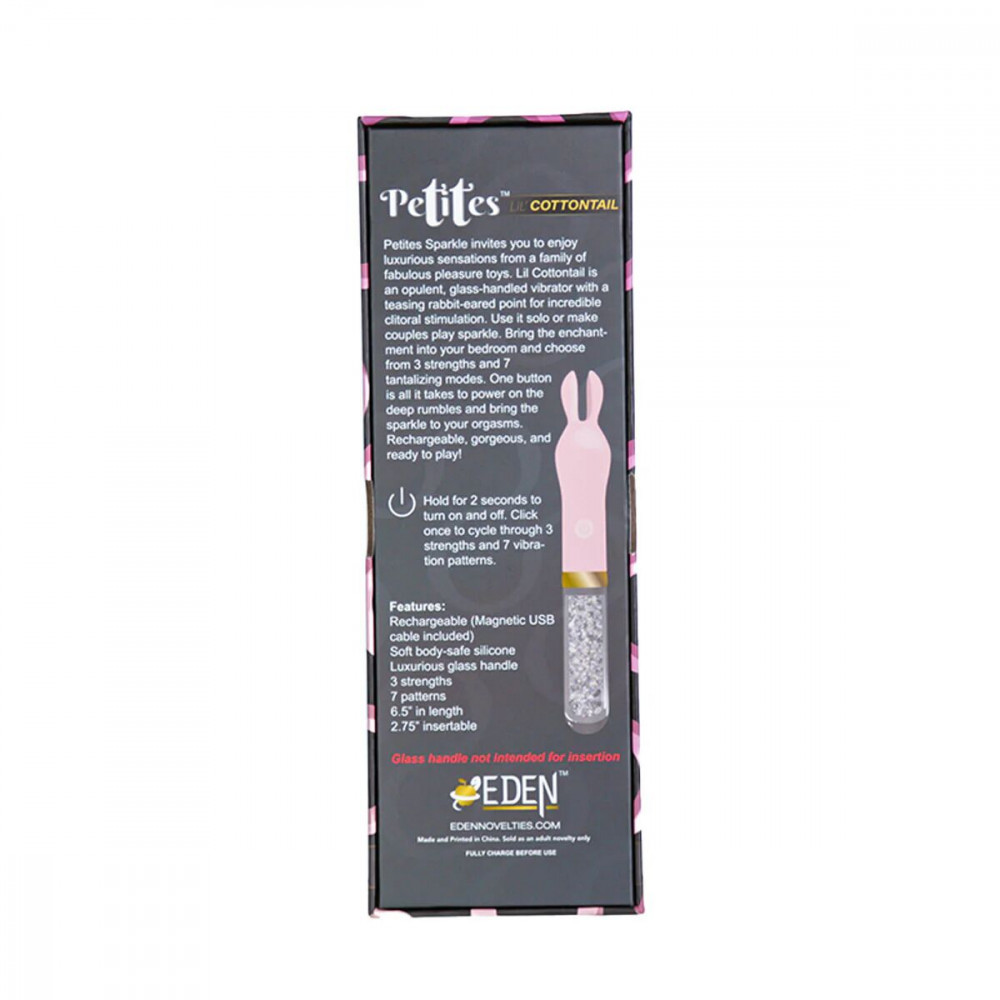 Вибропули и мини-вибраторы - Вибратор Petites Lil’ Cottontail Vibrator - Pink 7