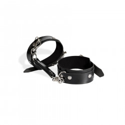 Наручники із екошкіри Art of Sex - Eva, колір чорний