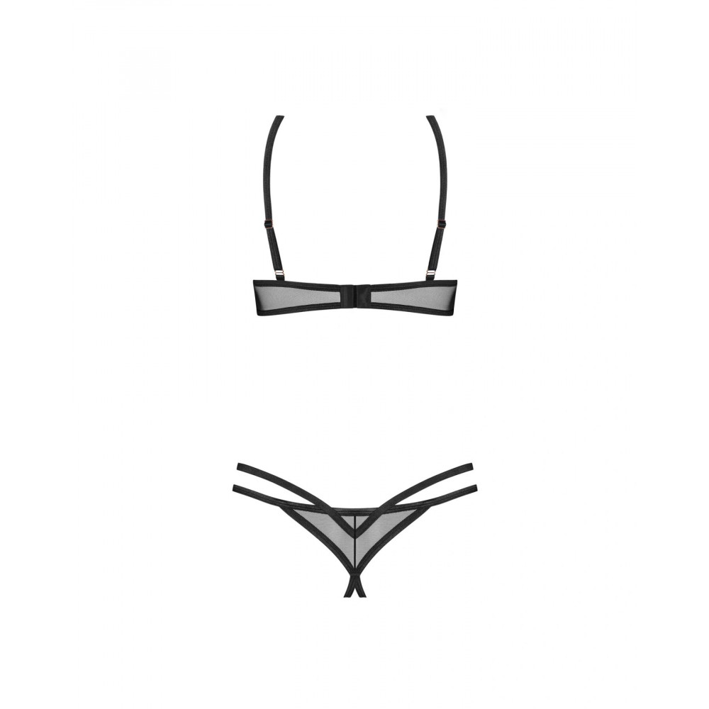 Комплекты - Комплект Obsessive Euridia 2-pcs crotchless set XS/S 4