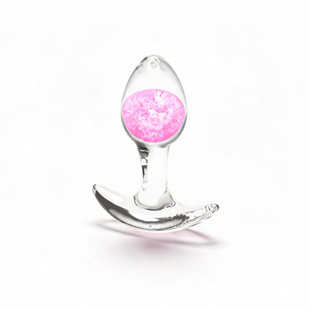 Анальные игрушки без вибрации - Анальная пробка NS Novelties Cosmic Glams - Small - Pink