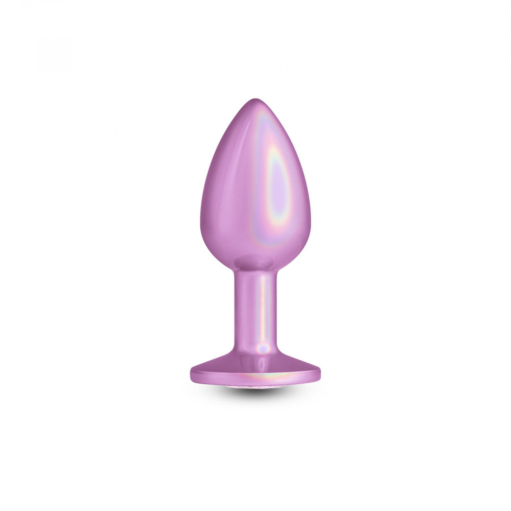 Анальные игрушки без вибрации - Анальная пробка NS Novelties Rear Assets - Iridescent Pink - Small - Pink