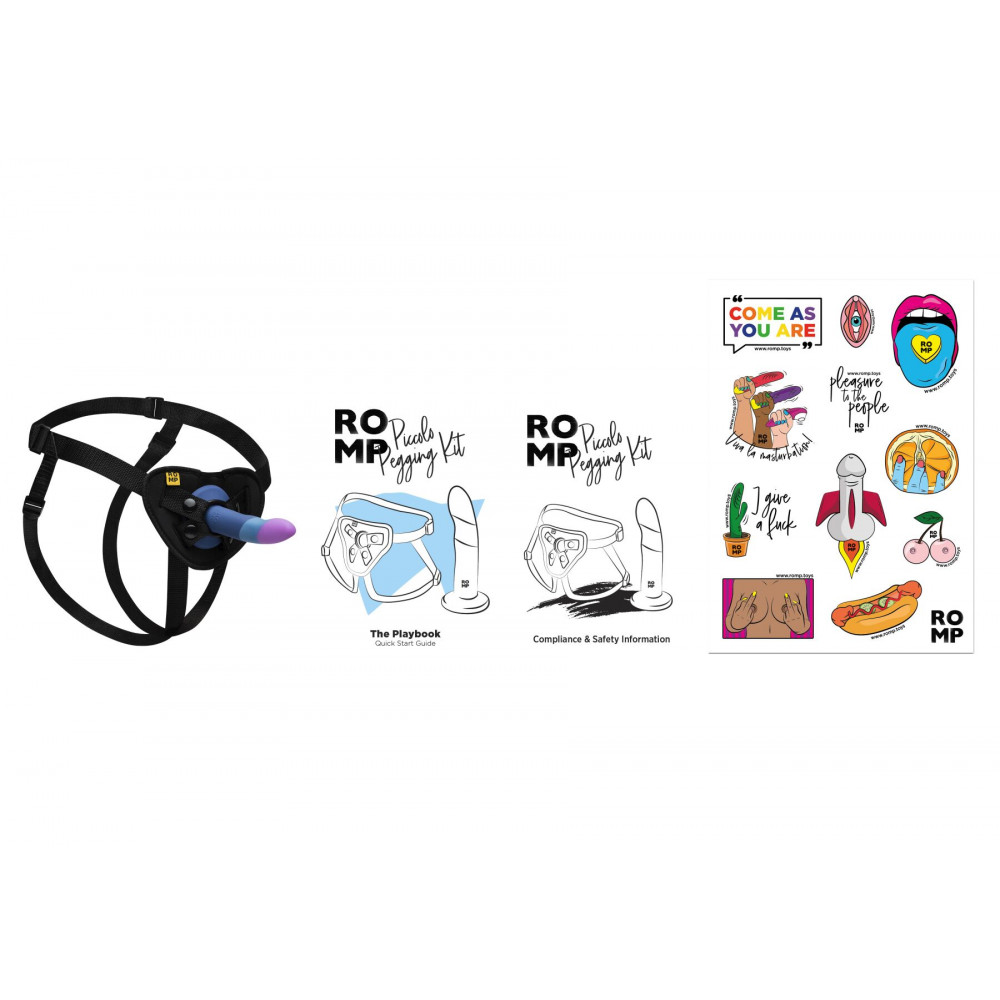 Страпоны - Страпон Romp Piccolo Pegging Kit 4