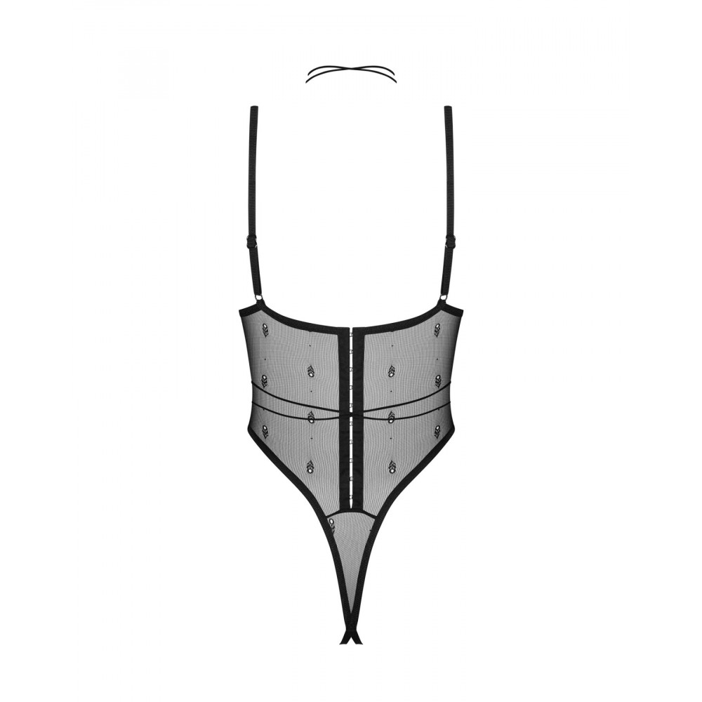 Жіноча еротична білизна - Боді Obsessive Anniverse Special crotchless teddy L/XL 3