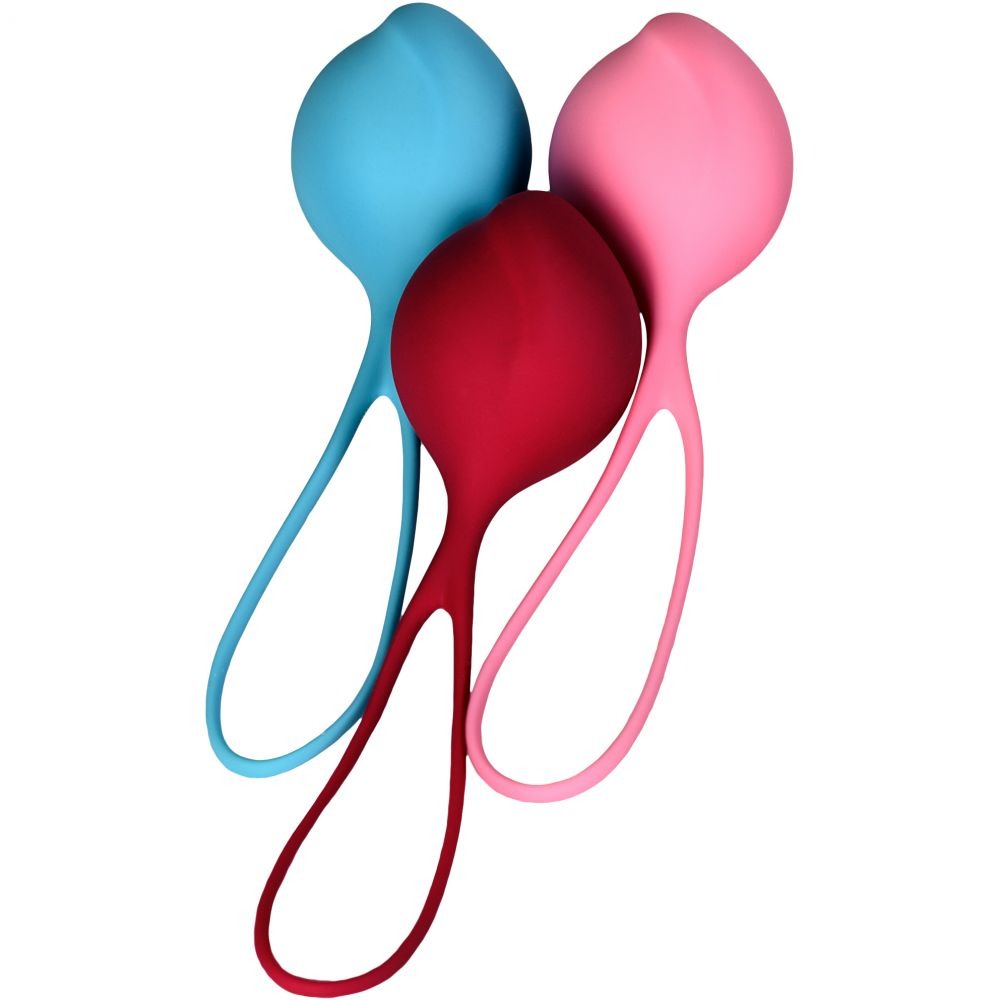 Разное - Набор одинарных вагинальных шариков Satisfyer Strengthening Balls разноцветные 1