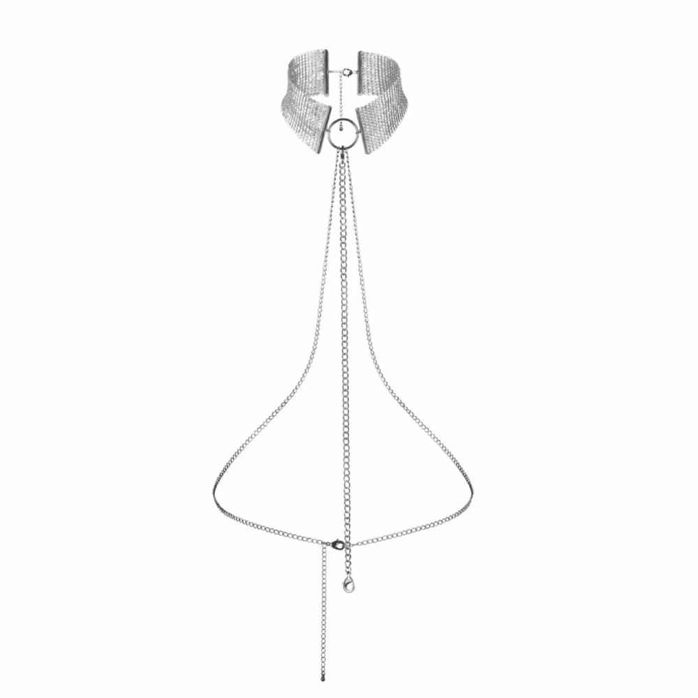 Різне - Прикраса Bijoux Indiscrets Desir Metallique Collar - Silver 3