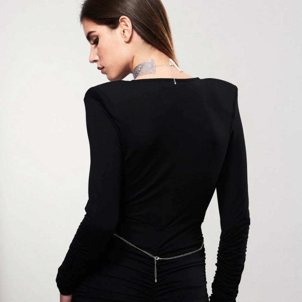 Різне - Прикраса Bijoux Indiscrets Desir Metallique Collar - Silver 2