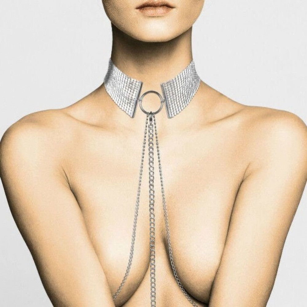 Різне - Прикраса Bijoux Indiscrets Desir Metallique Collar - Silver