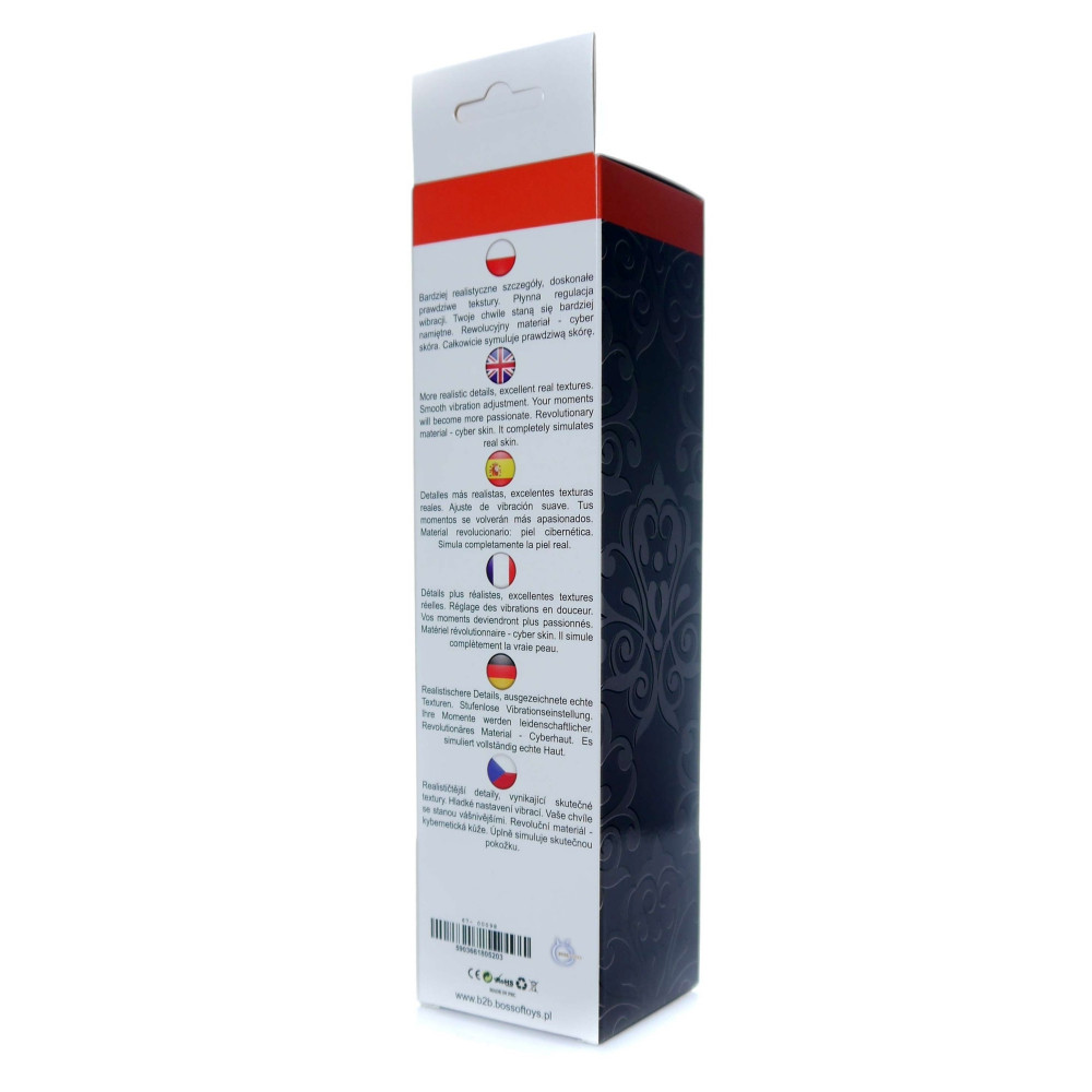  - Вібратор Boss Series: Juicy Jelly Multispeed Black, BS6700098 6