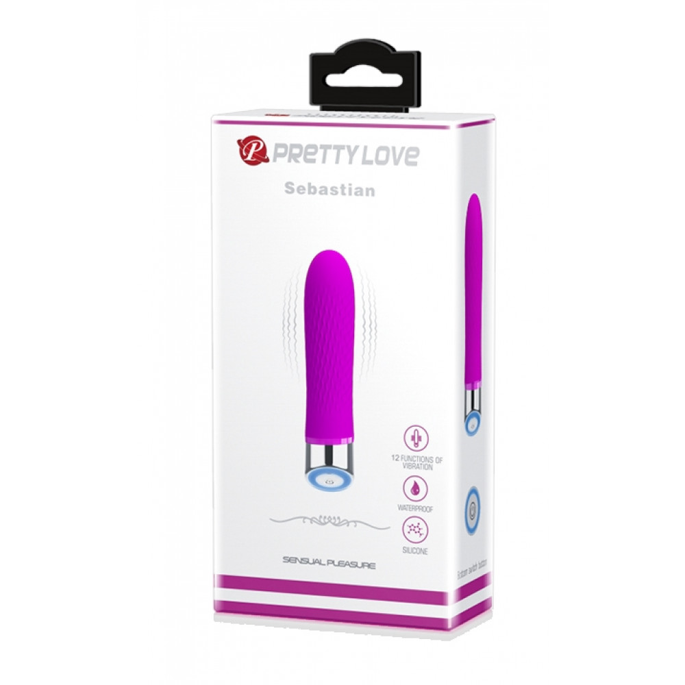 Різне - Вібромасажер серії Pretty Love Sebastian Purple, BI-014611 9