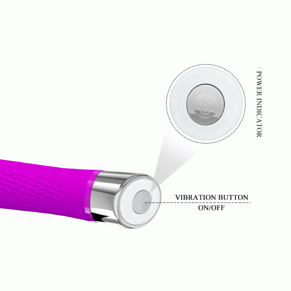 Різне - Вібромасажер серії Pretty Love Sebastian Purple, BI-014611 7
