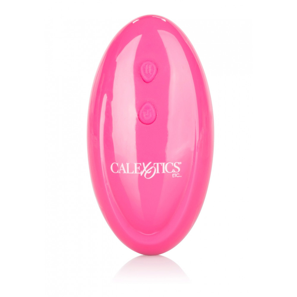 Секс игрушки - Вибратор-бабочка вагинальный с дистанционным пультом CalExotics розовый, 8.2 х 3.2 см 2
