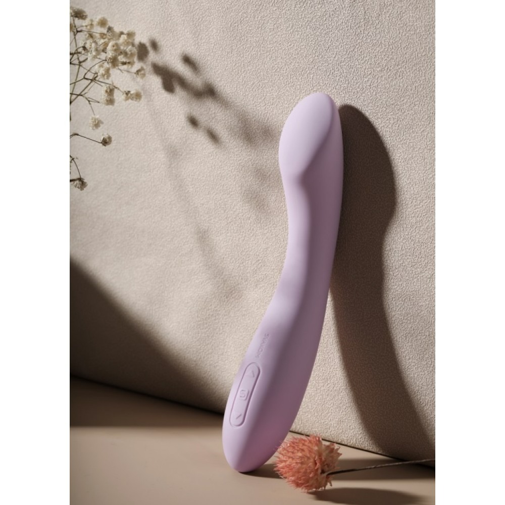 Секс игрушки - Вибратор для точки G Amy 2 Svakom, силиконовый, лиловый, 17.5 х 4 см 4