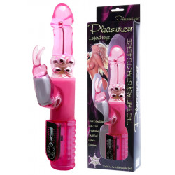 Вибратор с стимулятором клитора и функцией ротации BAILE - Pleasurizer Legend toyz, 8 vibration functions 8 rotation functions, BW-043005