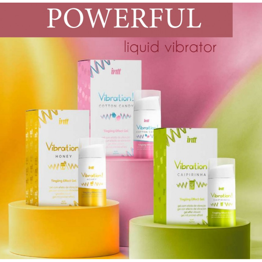 Різне - Рідкий вібратор Intt Vibration! Honey зі смаком меду, 15 мл 3