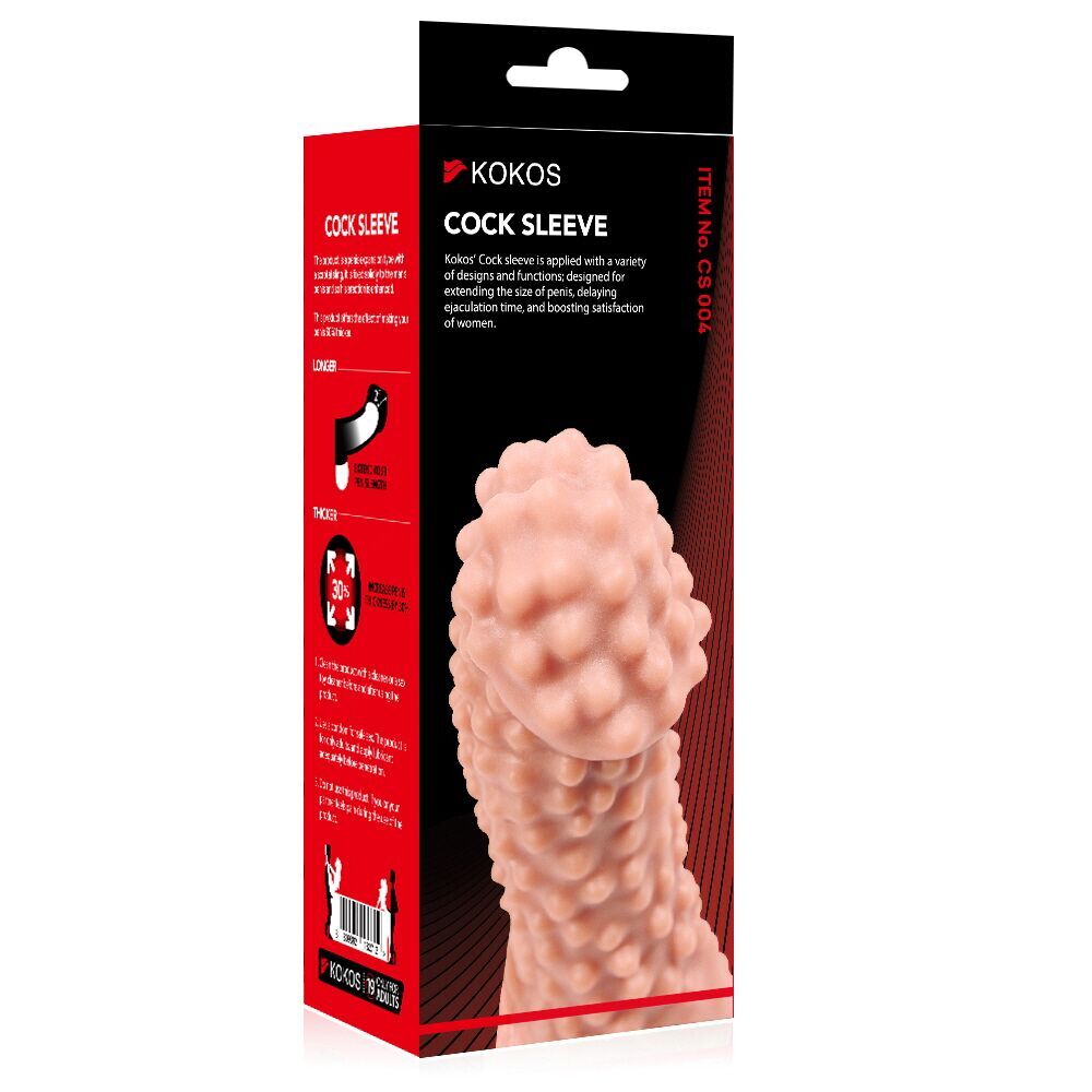 Ерегційні кільця без вібрації - Насадка на член Kokos Cock Sleeve CS 004 S 2