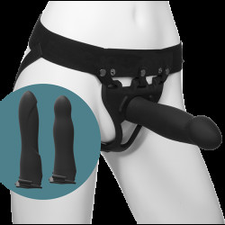 Набір для страпона Doc Johnson Body Extensions - BE Ready - Black (м'яте паковання!!!)