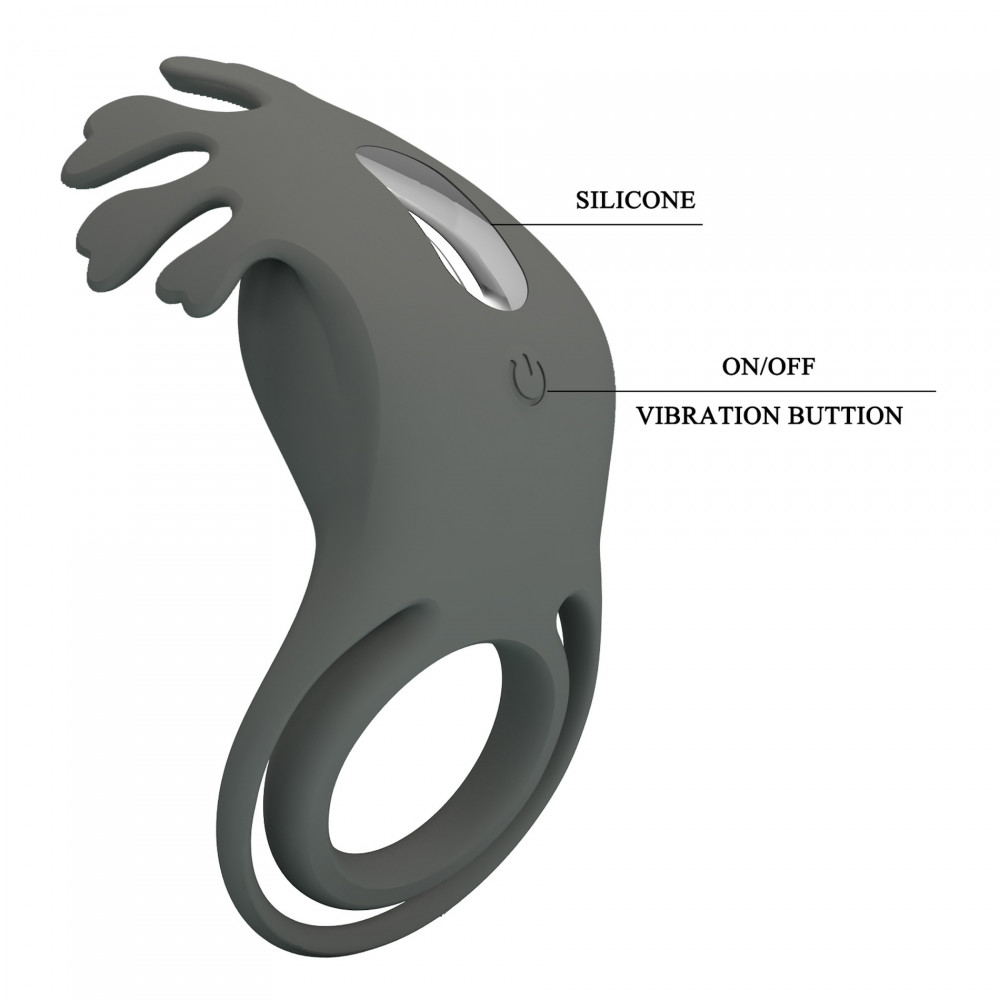 Різне - Кільце ерекційне Pretty Love - Master ring, 7 vibration functions, BI-210311-2 8
