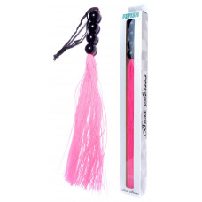 Силіконовий флогер ( длина 37 см ) Fetish Boss Series - Silicone Whip Pink 14