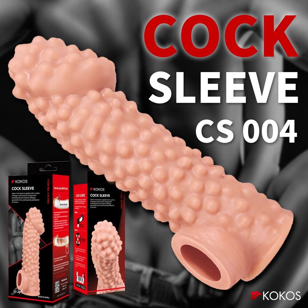 Ерегційні кільця без вібрації - Насадка на член Kokos Cock Sleeve CS 004 S 5