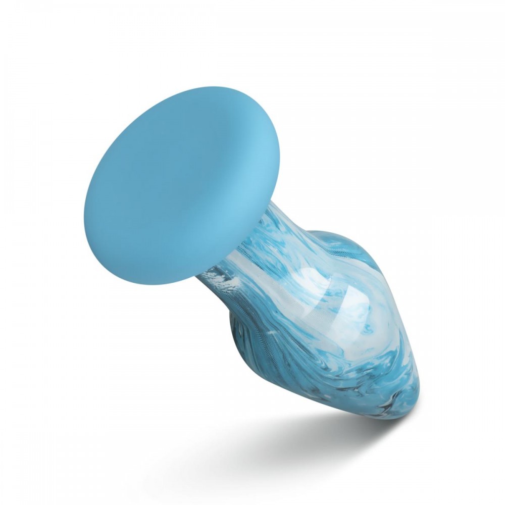 Секс игрушки - Анальна пробка Gildo - Ocean Curl Glass Butt plug 4