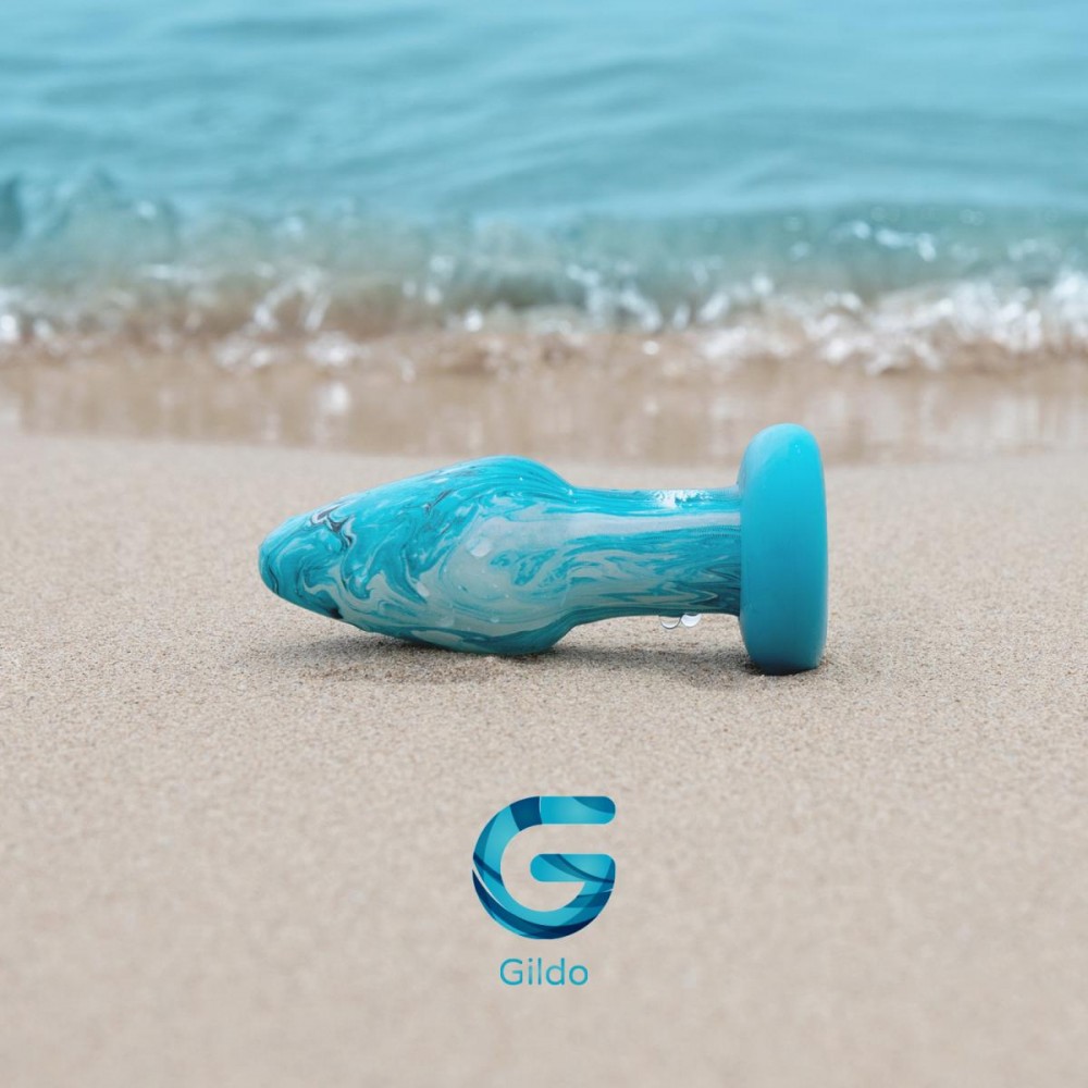Секс игрушки - Анальна пробка Gildo - Ocean Curl Glass Butt plug 2