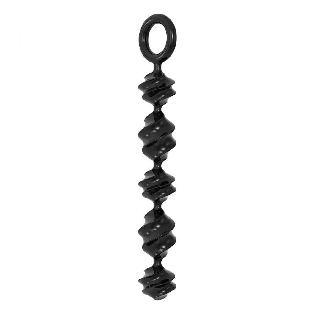 Анальные игрушки без вибрации - Анальные бусы Meleon - Spiral Anal Beads, AP-33 2