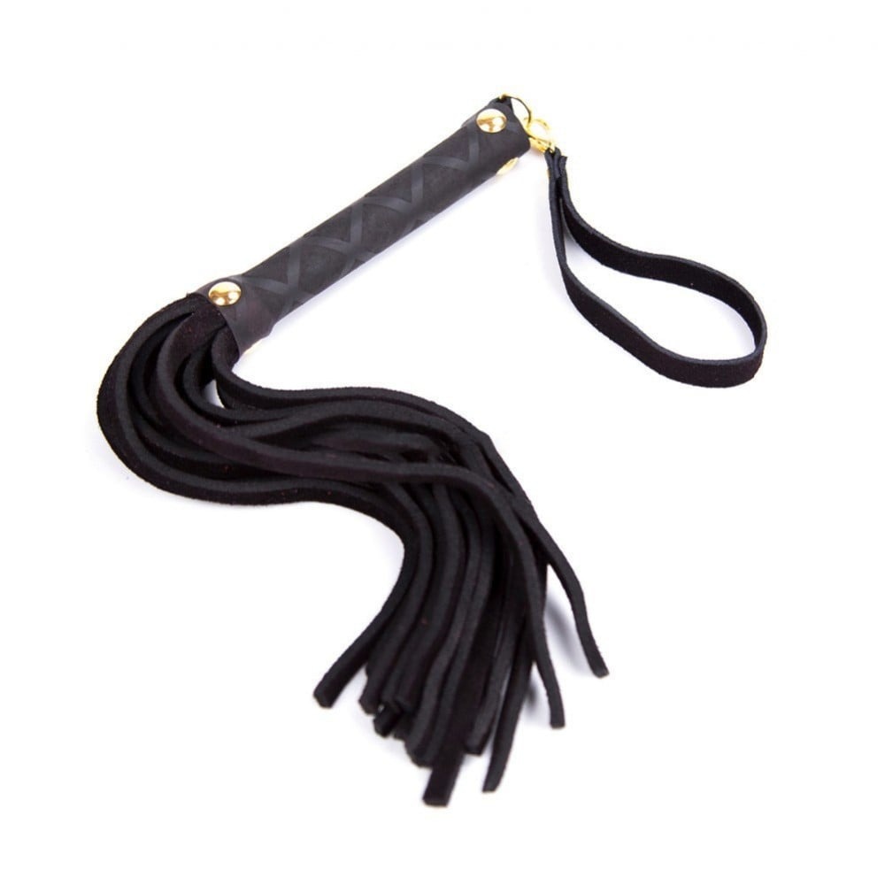 БДСМ игрушки - Флоггер DS Fetish Leather flogger S black