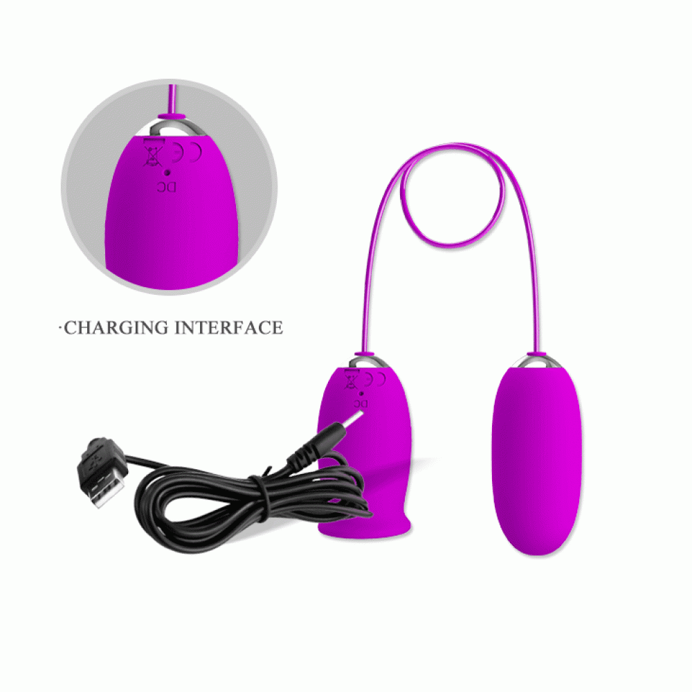 Різне - Гнучкий стимулятор віброяйце + стимулятор клітора PRETTY LOVE - Daisy Youth, BI-014749 9