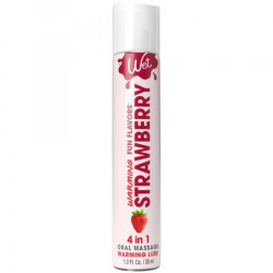 Лубрикант со вкусом клубники Wet Strawberry с согревающим эффектом, 30 мл