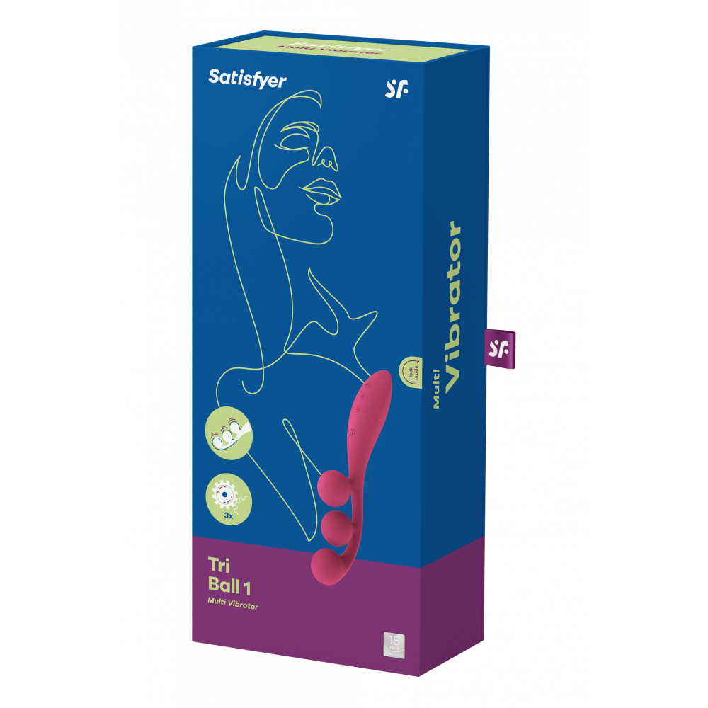 Разное - Мультивибратор Satisfyer Tri Ball 1 с тремя моторами, розовый 7