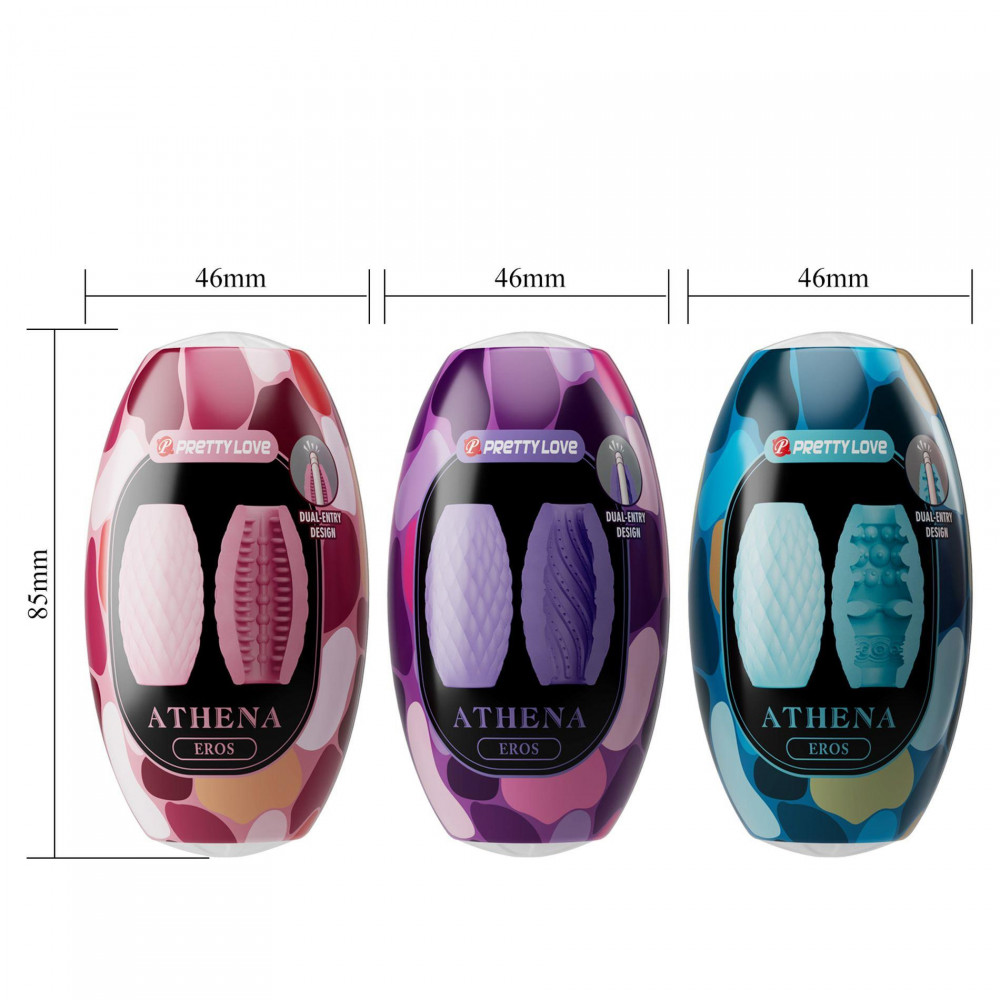 Різне - Набір із 15 шт мастурбаторів Pretty Love - Athena EROS, BM-00900T99H 6
