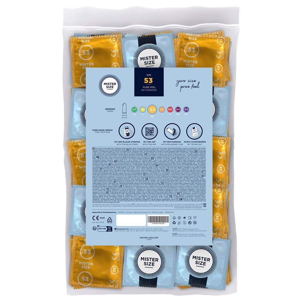 Презервативы - Презервативы ультратонкие Mister Size 53 мм (цена за 1 шт.) 2